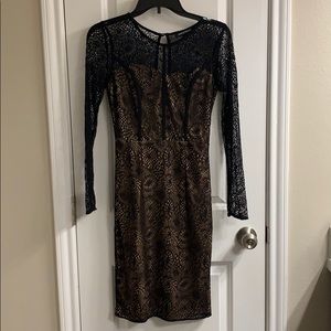 Black lace dress